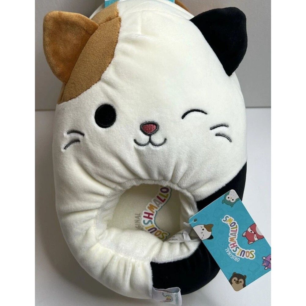 Squishmallow Slippers Cameron The Cat Kids Size 11/12 Shoes NWT